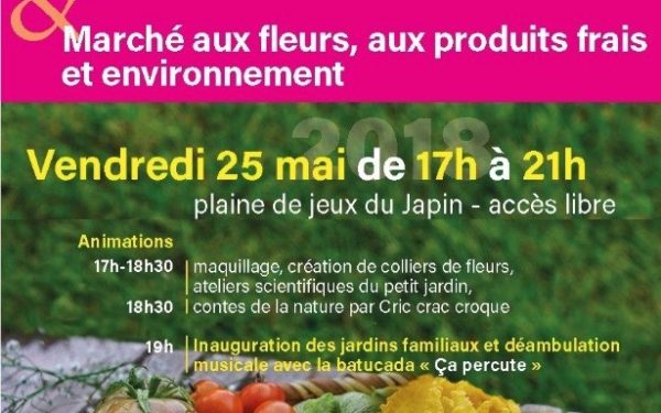 25 mai 2018 – Gières – Inauguration des jardins familiaux et marché aux fleurs